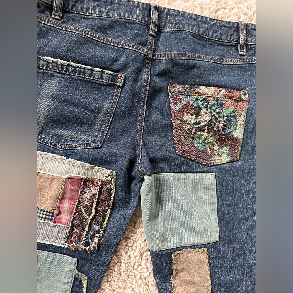 Free People Patchwork Jeans - Picture 6 of 7
